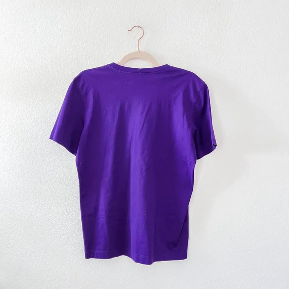 Escada Margaretha‎ Ley Purple Vintage 100% Cotton Shirt sz 40 - Picture 2 of 4